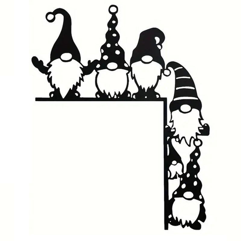 Decorative Wall Shelf with Christmas Gnomes | Kelmera