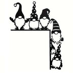 Decorative Wall Shelf with Christmas Gnomes | Kelmera
