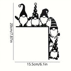 Decorative Wall Shelf with Christmas Gnomes | Kelmera