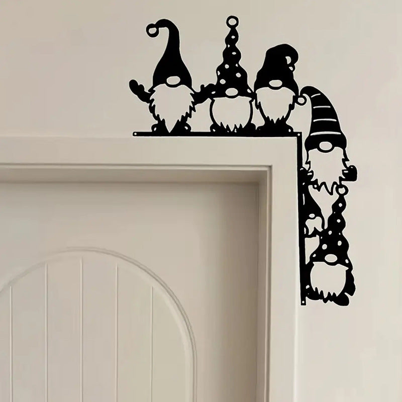 Decorative Wall Shelf with Christmas Gnomes | Kelmera