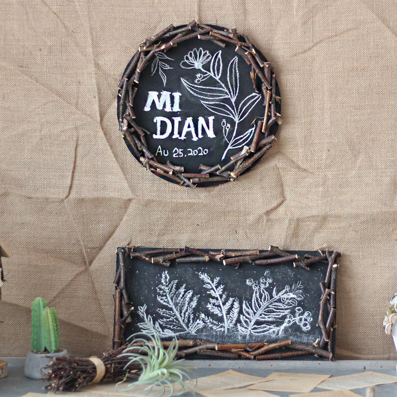 Decorative Wall Table with Rustic Frame | Kelmera