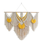 Decorative Wall Tapestry Ivory Beige | Kelmera