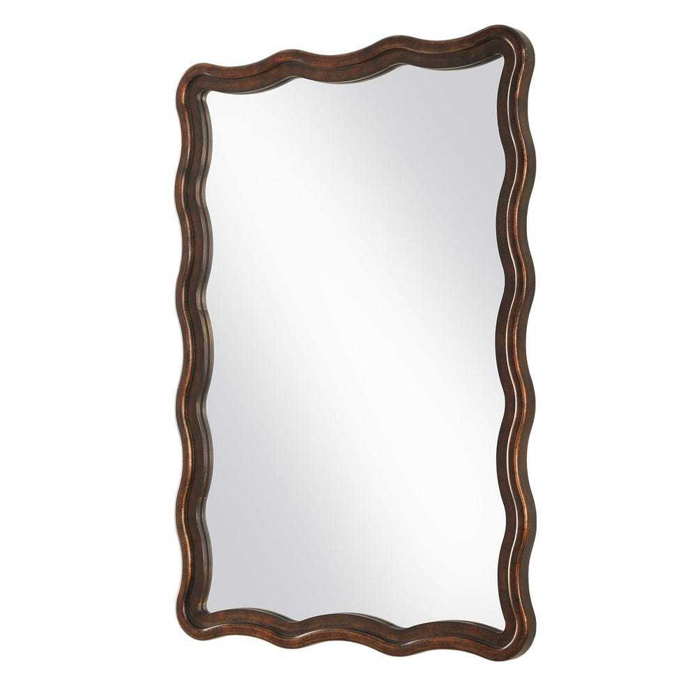Decorative Wave Edge Wall Mirror | Kelmera