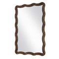 Decorative Wave Edge Wall Mirror | Kelmera