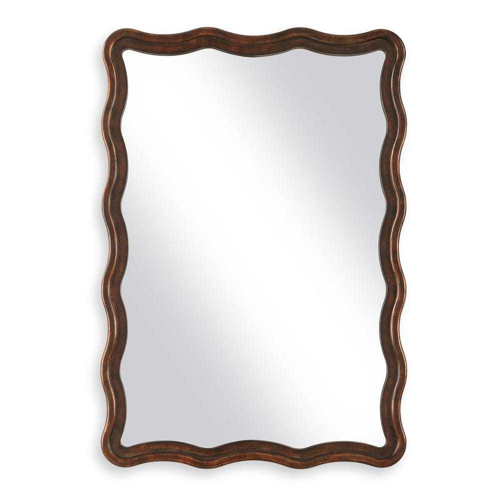 Decorative Wave Edge Wall Mirror | Kelmera