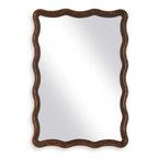 Decorative Wave Edge Wall Mirror | Kelmera