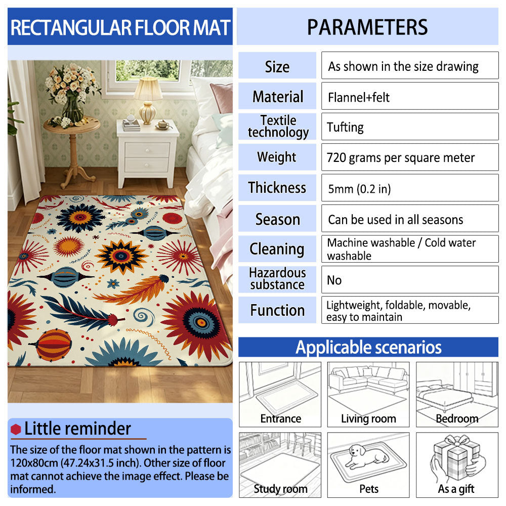 Decorative Welcome Mat Soft Textile Non Slip | Kelmera