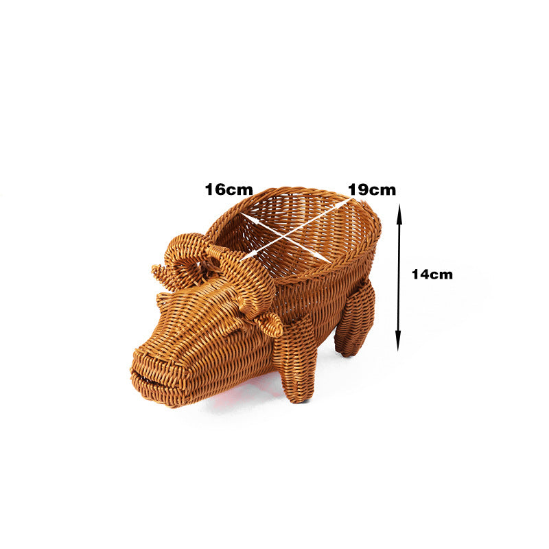 Decorative Wicker Duck | Kelmera
