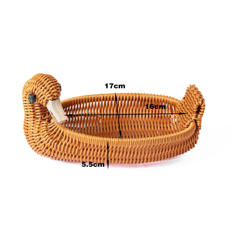 Decorative Wicker Duck | Kelmera