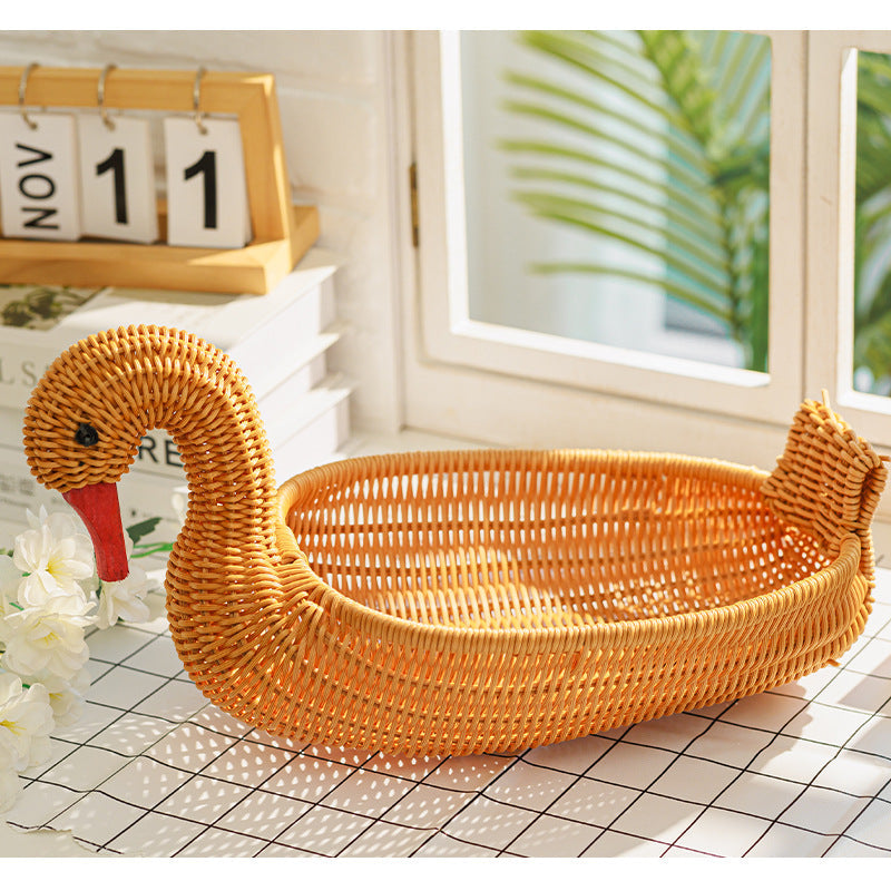 Decorative Wicker Duck | Kelmera