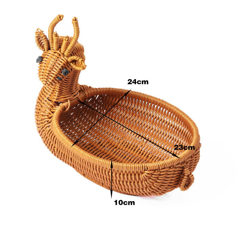 Decorative Wicker Duck | Kelmera