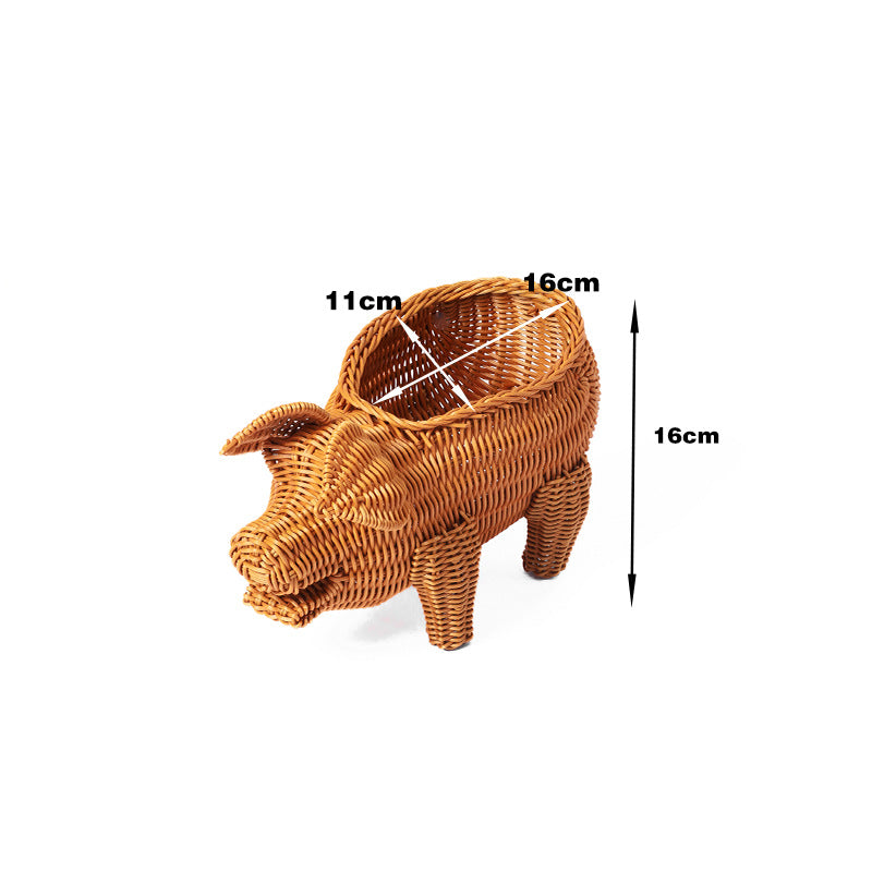 Decorative Wicker Duck | Kelmera