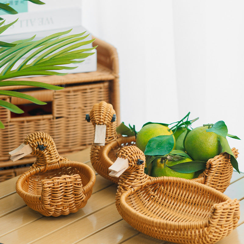 Decorative Wicker Duck | Kelmera