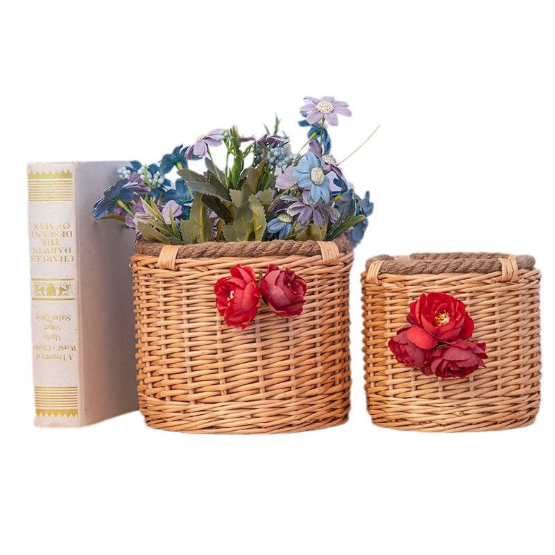 Decorative Wicker Planter | Kelmera