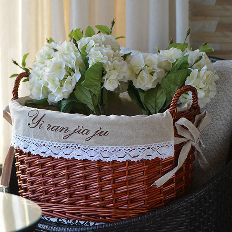 Decorative Wicker Storage Basket | Kelmera