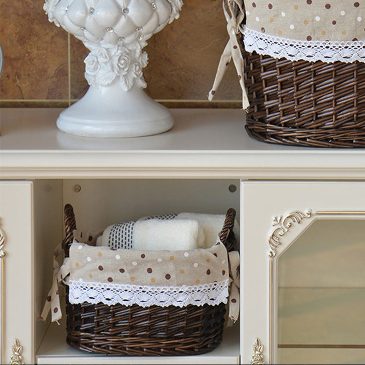 Decorative Wicker Storage Basket | Kelmera