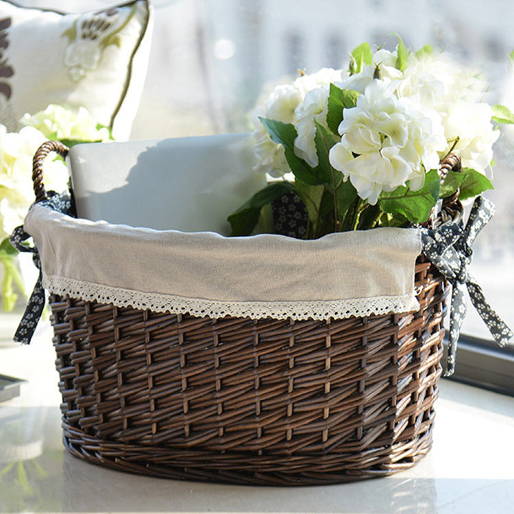 Decorative Wicker Storage Basket | Kelmera