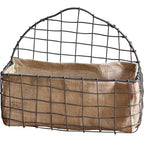 Decorative Wire Basket with Jute Bag | Kelmera