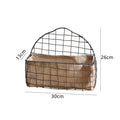 Decorative Wire Basket with Jute Bag | Kelmera