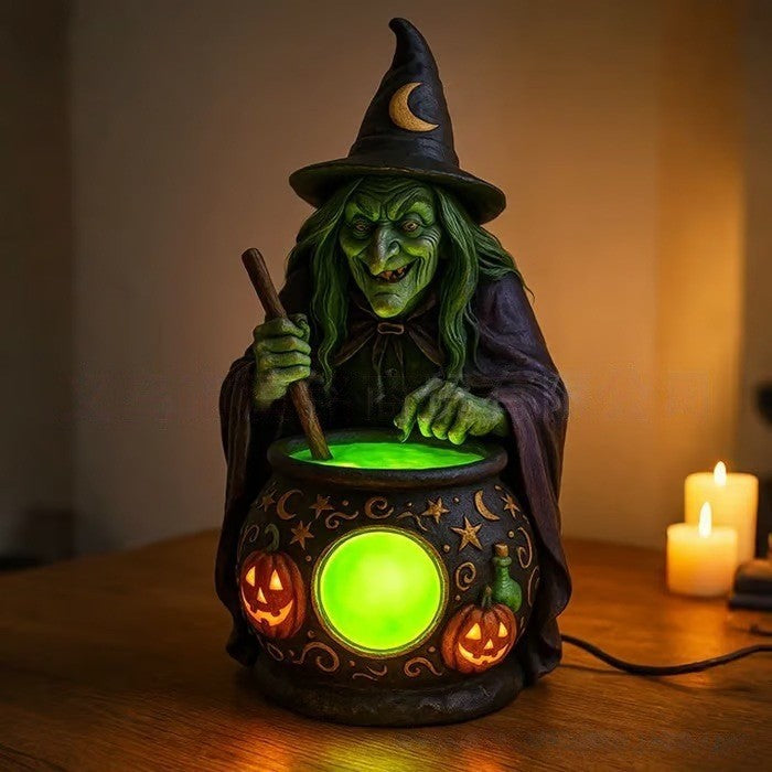 Decorative Witch Table Lamp | Kelmera