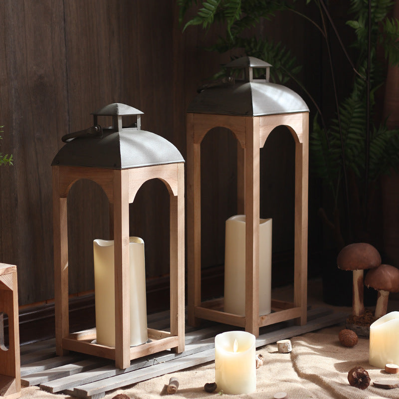 Decorative Wooden Lantern Small | Kelmera