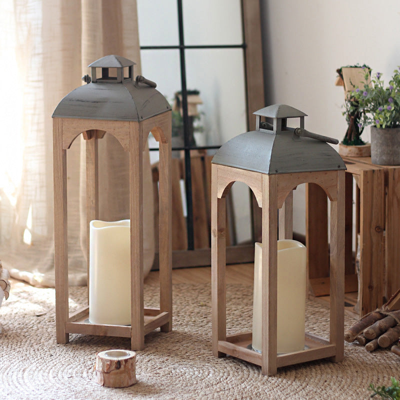 Decorative Wooden Lantern Small | Kelmera
