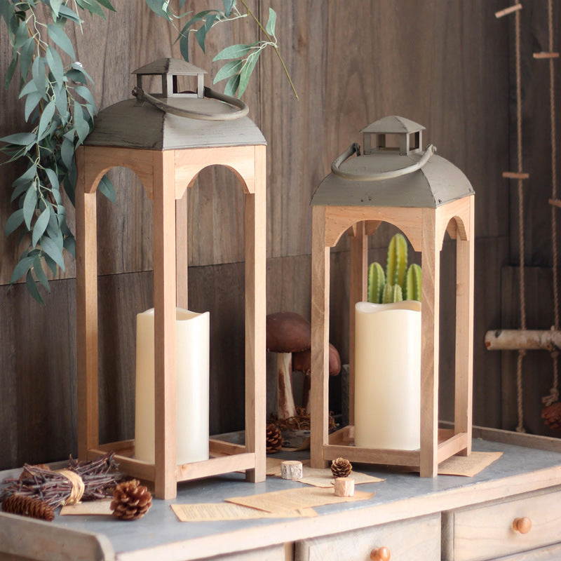 Decorative Wooden Lantern Small | Kelmera