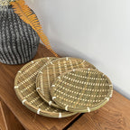 Decorative Woven Basket Green | Kelmera