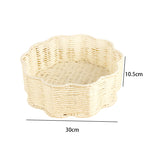 Decorative Woven Basket White | Kelmera