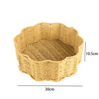 Decorative Woven Basket White | Kelmera