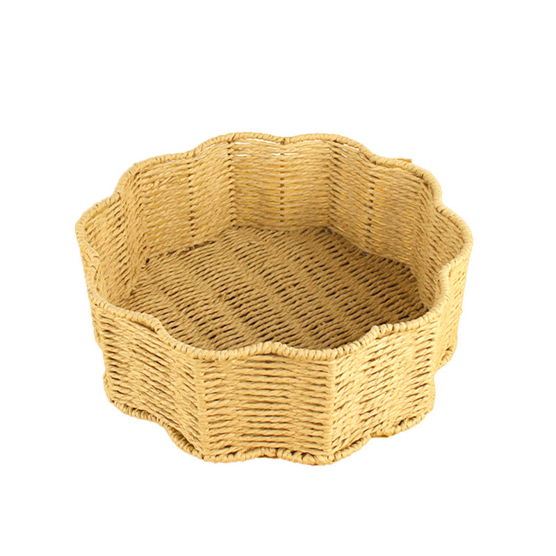 Decorative Woven Basket White | Kelmera