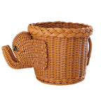 Decorative Woven Dog-Shaped Storage Basket | Kelmera