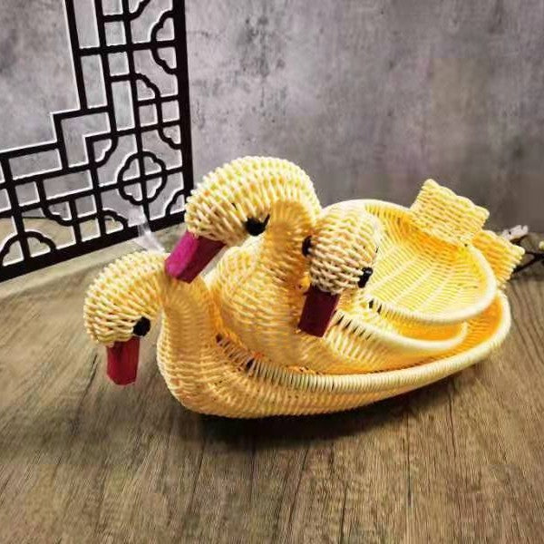 Decorative Woven Dog-Shaped Storage Basket | Kelmera
