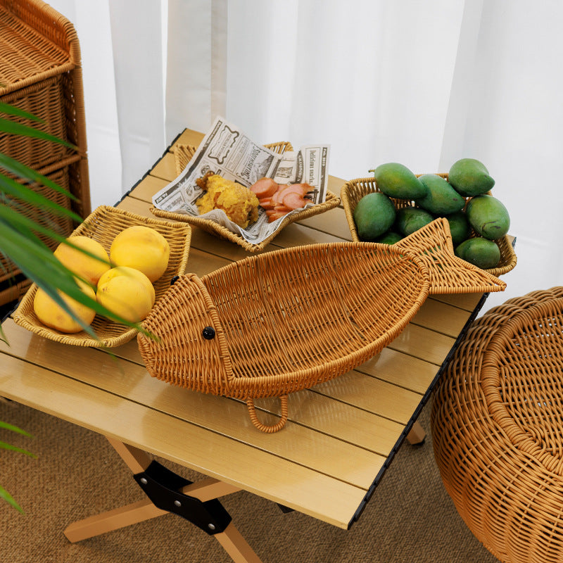 Decorative Woven Fish-Shaped Basket | Kelmera