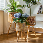 Decorative Woven Flower Planters | Kelmera