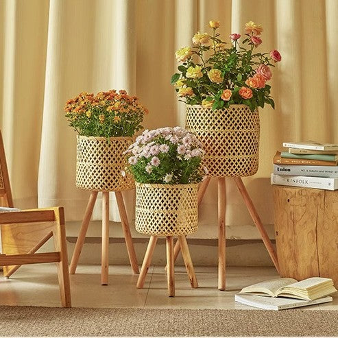 Decorative Woven Flower Planters | Kelmera