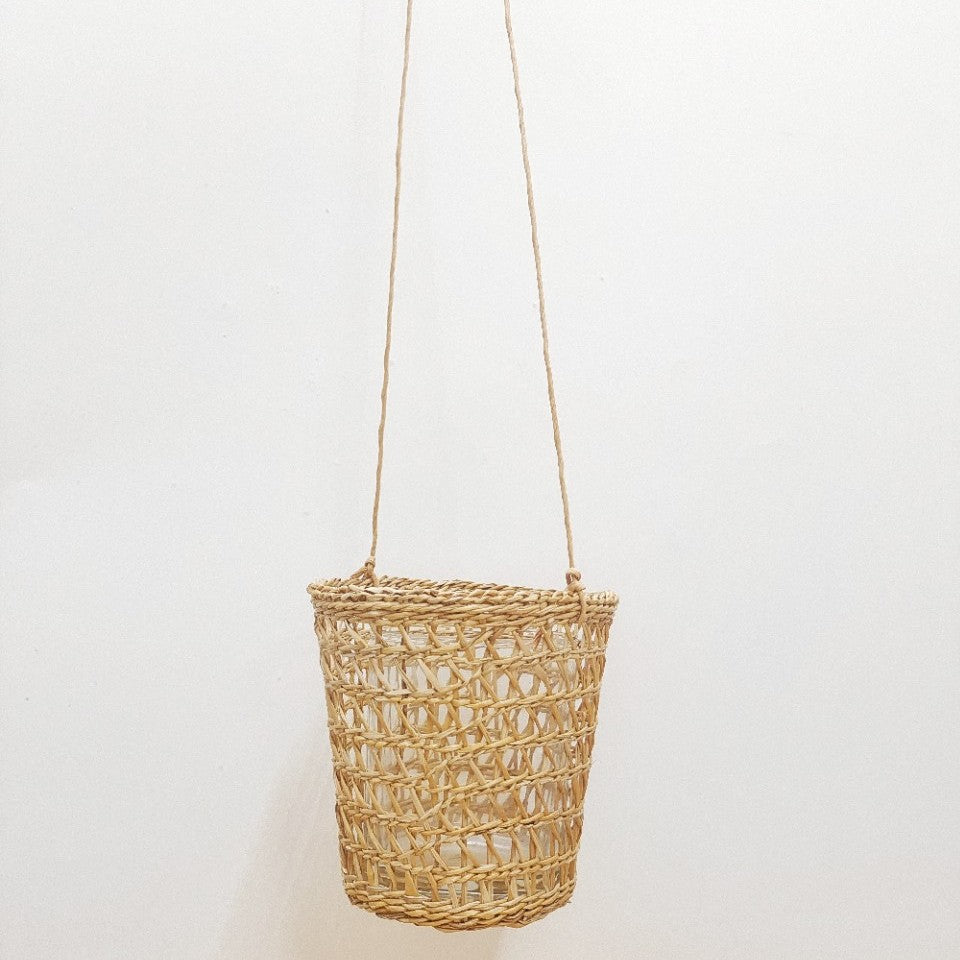 Decorative Woven Hanging Planter | Kelmera