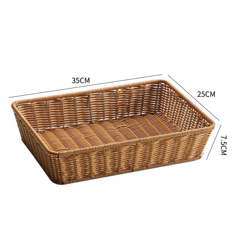 Decorative Woven Rectangular Storage Basket | Kelmera