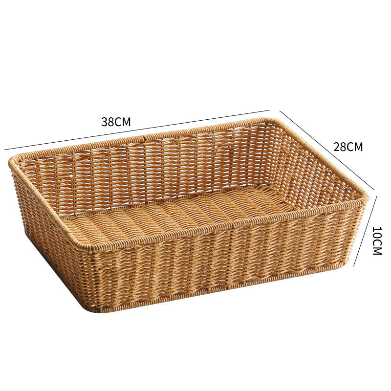 Decorative Woven Rectangular Storage Basket | Kelmera