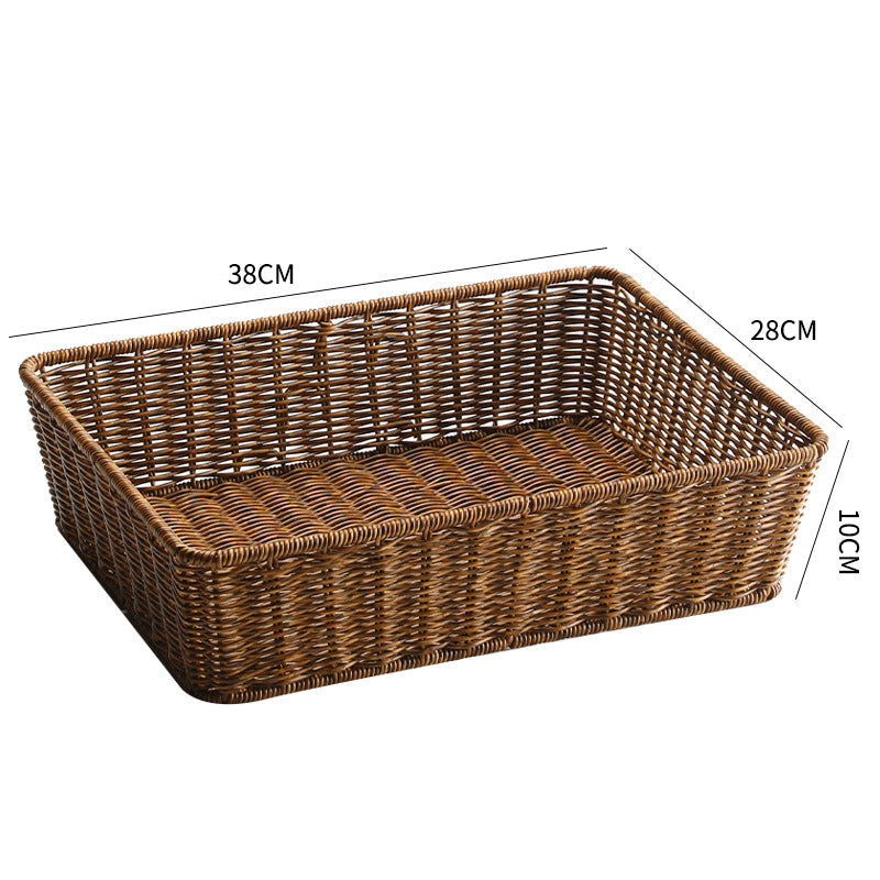 Decorative Woven Rectangular Storage Basket | Kelmera