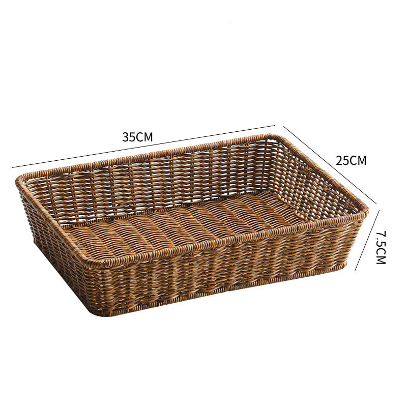 Decorative Woven Rectangular Storage Basket | Kelmera
