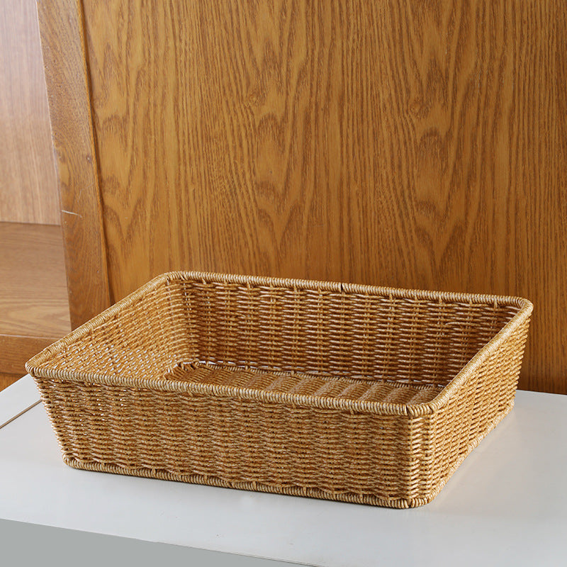 Decorative Woven Rectangular Storage Basket | Kelmera
