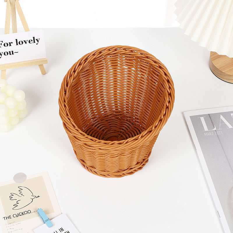 Decorative Woven Round Basket | Kelmera