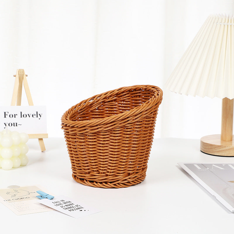 Decorative Woven Round Basket | Kelmera