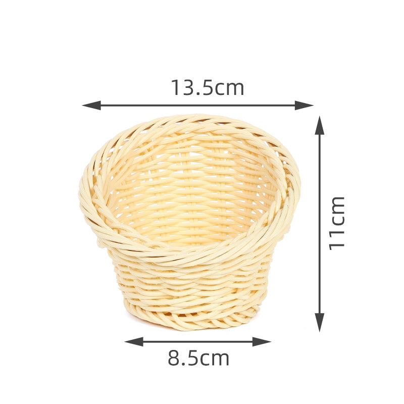Decorative Woven Round Basket | Kelmera