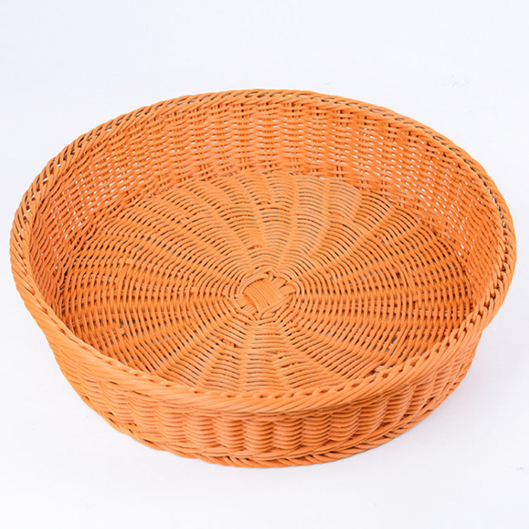 Decorative Woven Serving Brown Beige | Kelmera