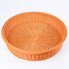 Decorative Woven Serving Brown Beige | Kelmera