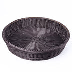 Decorative Woven Serving Brown Beige | Kelmera