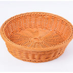 Decorative Woven Serving Brown Beige | Kelmera