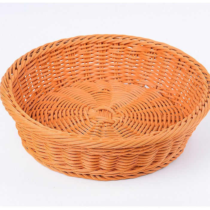 Decorative Woven Serving Brown Beige | Kelmera